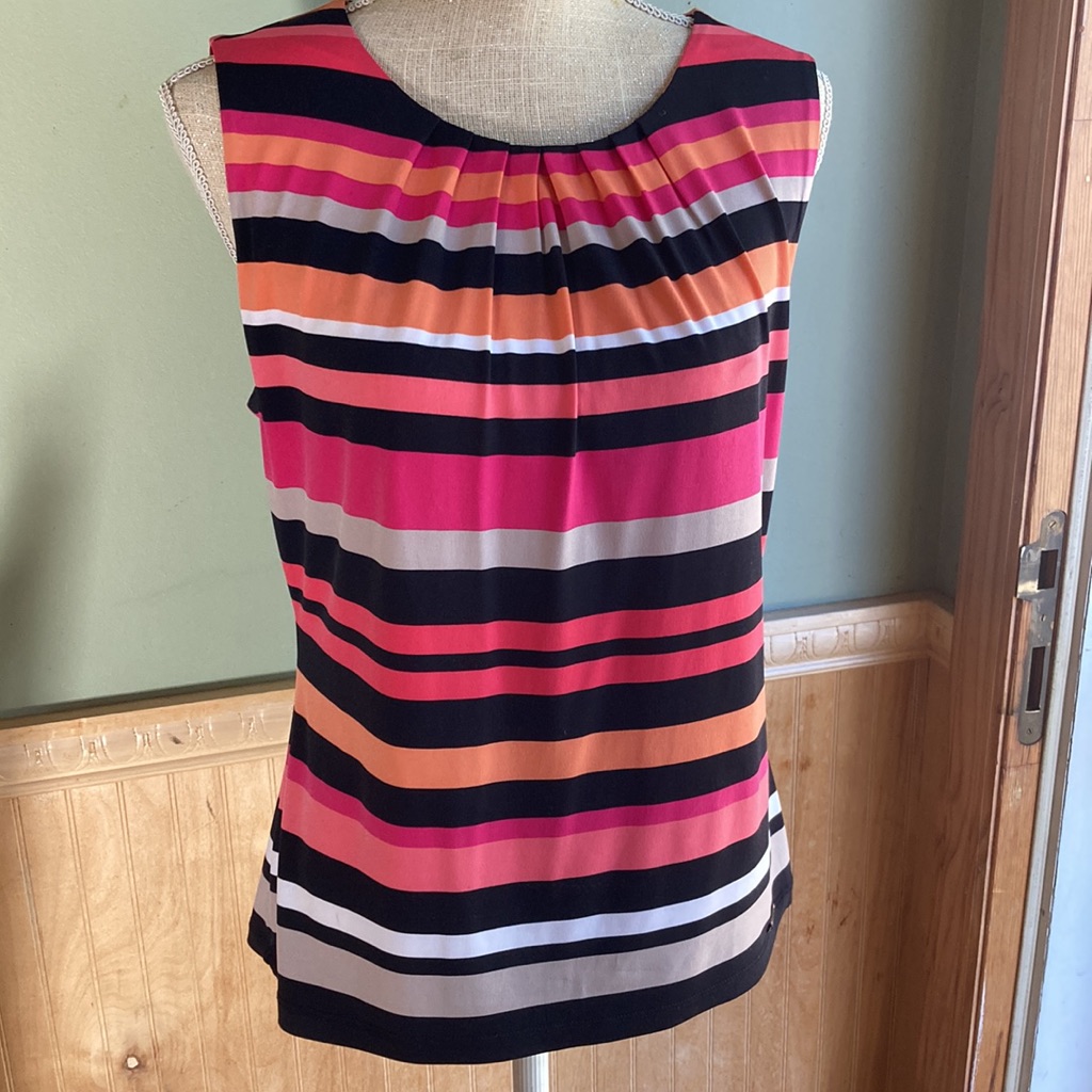 Calvin Klein Striped Sleeveless Top